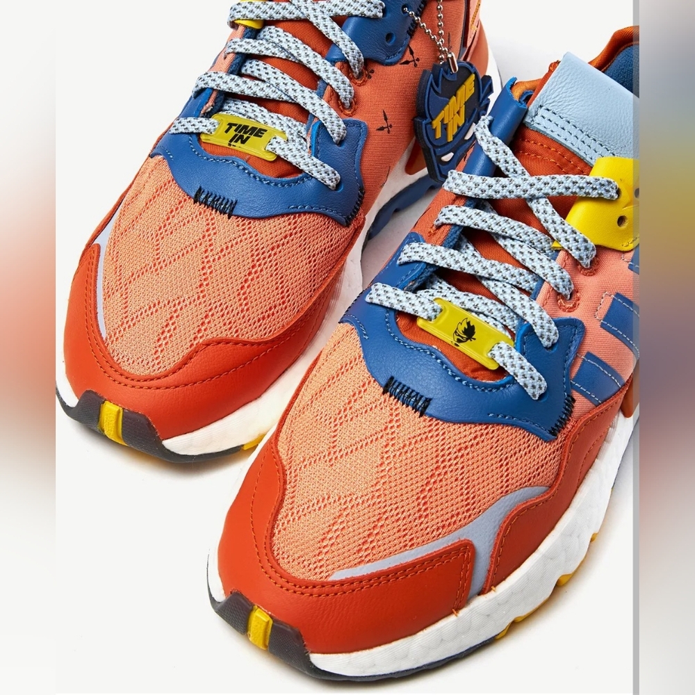 adidas Orange and Blue Men's Sneakers